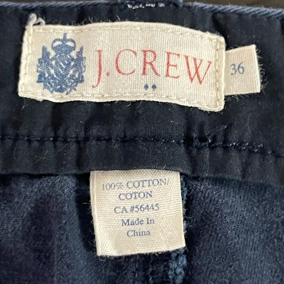 J. Crew Factory Navy Shark Print Shorts 36 - Picture 5 of 5